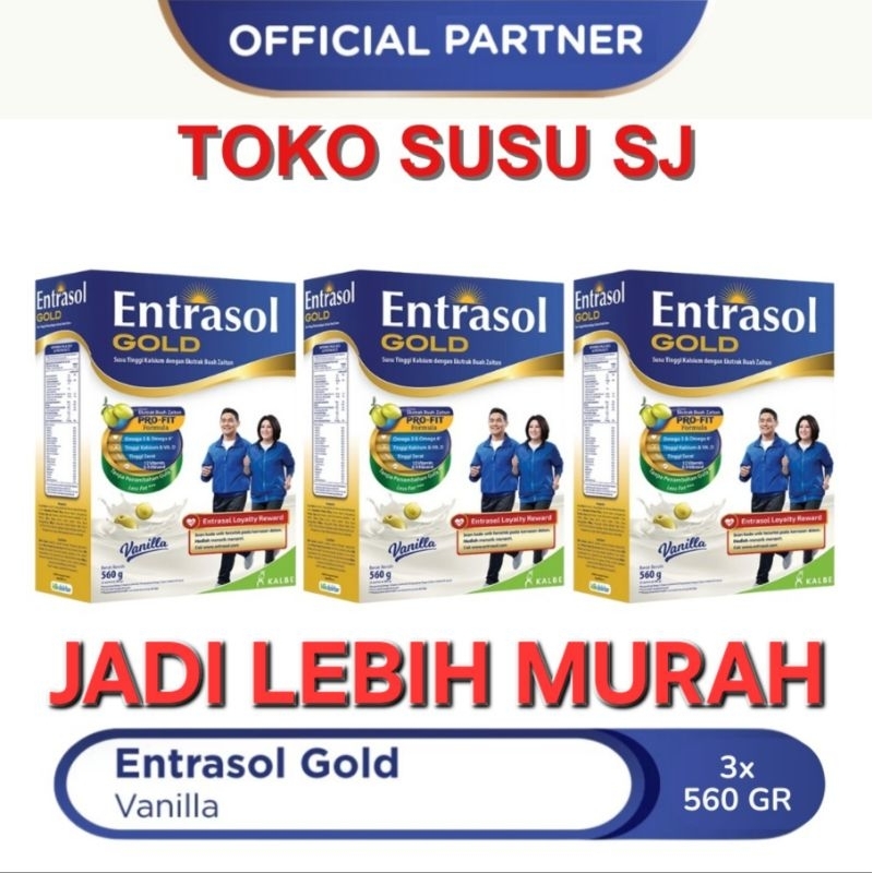 

ENTRASOL GOLD VANILA COKLAT 560 gram/560gr/580 gram/580gr/vanilla/600gr