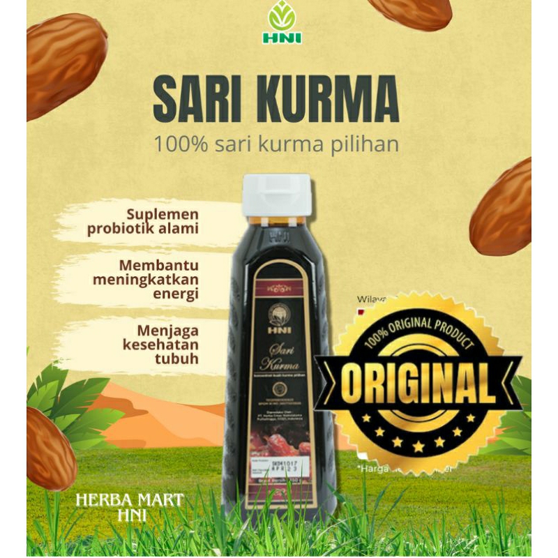 

SARI KURMA HNI HPAI ASLI ORIGINAL 100% KURMA