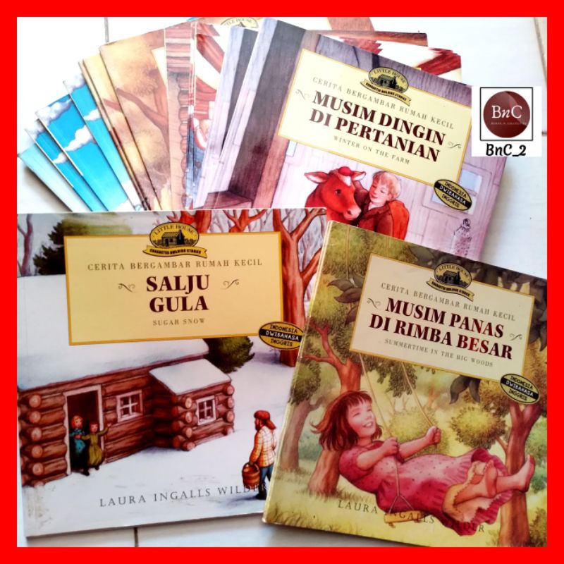 buku cerita bergambar Seri Little House LAURA INGALLS WILDER preloved