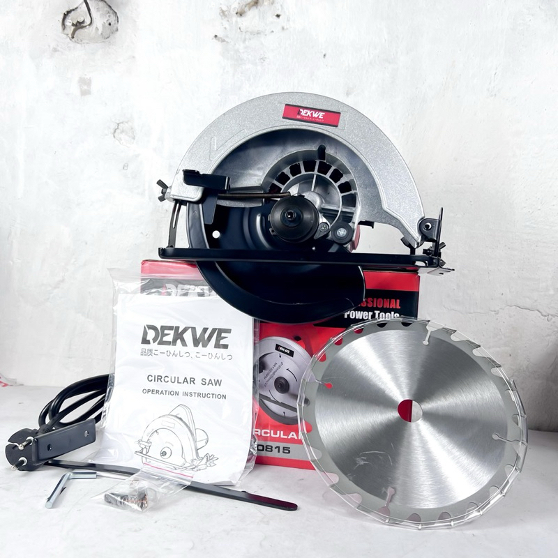 Circular Saw DEKWE Tools 7 Inch Mesin Gergaji Listrik Mesin Somel Sirkel kayu DEKWE DK0815