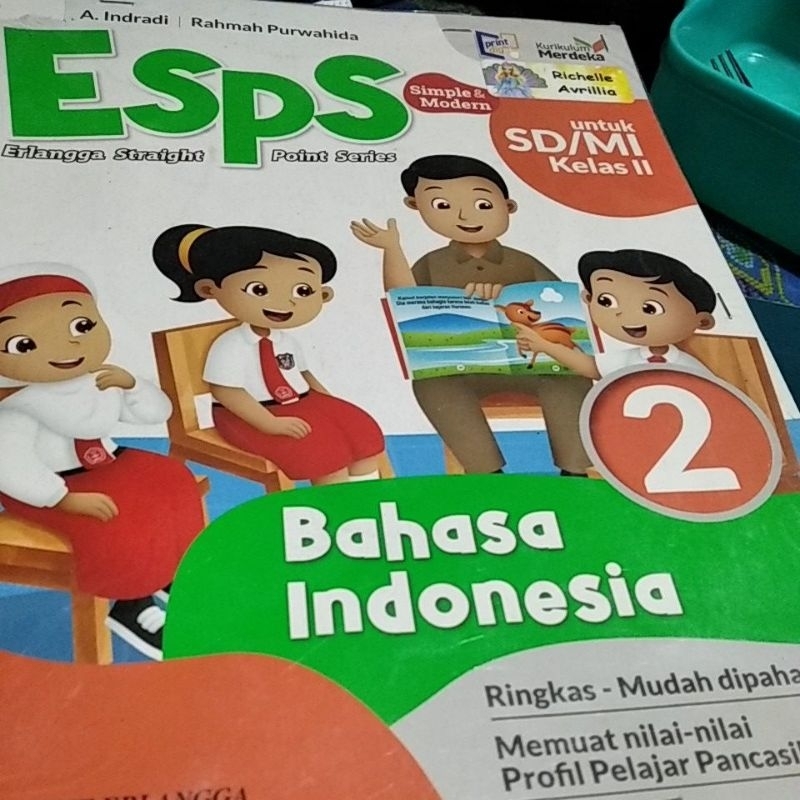 Buku esps bahasa Indonesia 2 SD Kurikulum merdeka