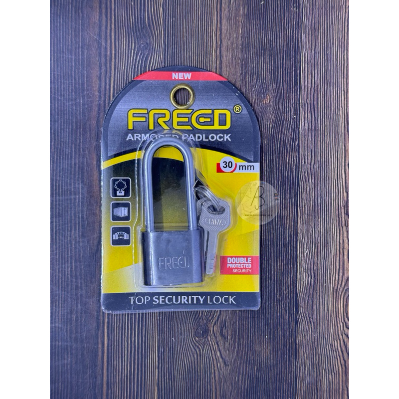 Gembok Nekel FREED 30mm PANJANG / Iron Padlock FREED 30mm PANJANG