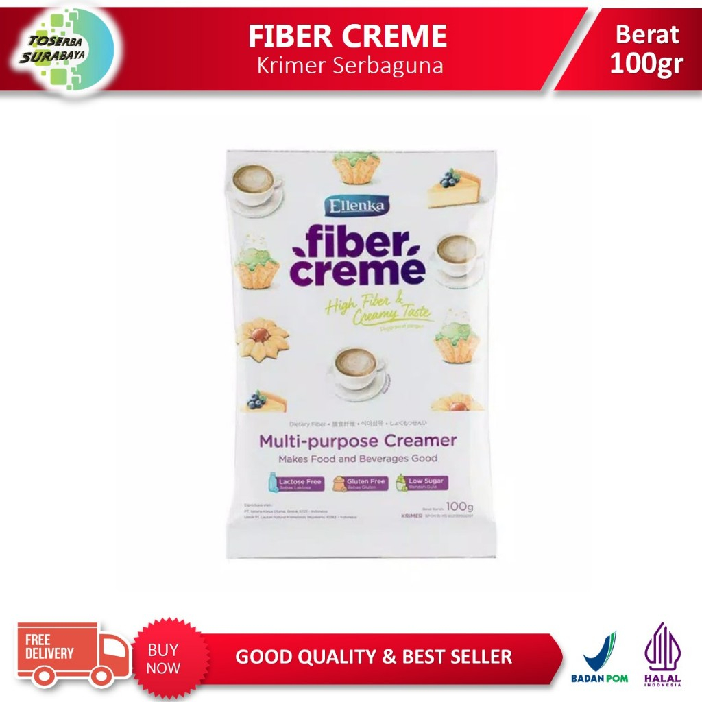 

FIBER CREME Kemasan 100gr - Krimer Serbaguna Tinggi Serat