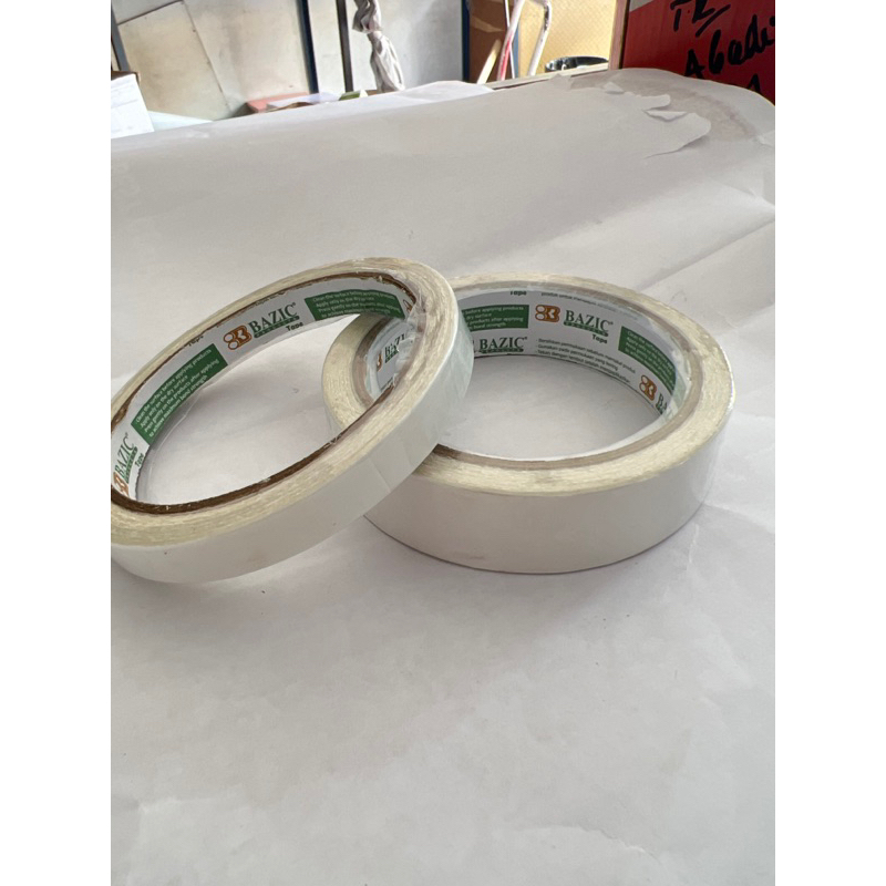 

[1 PC / BIJI ] DOUBLE TAPE BAZIC 1 INCH & 1/2 INCH , DOUBLE TIP