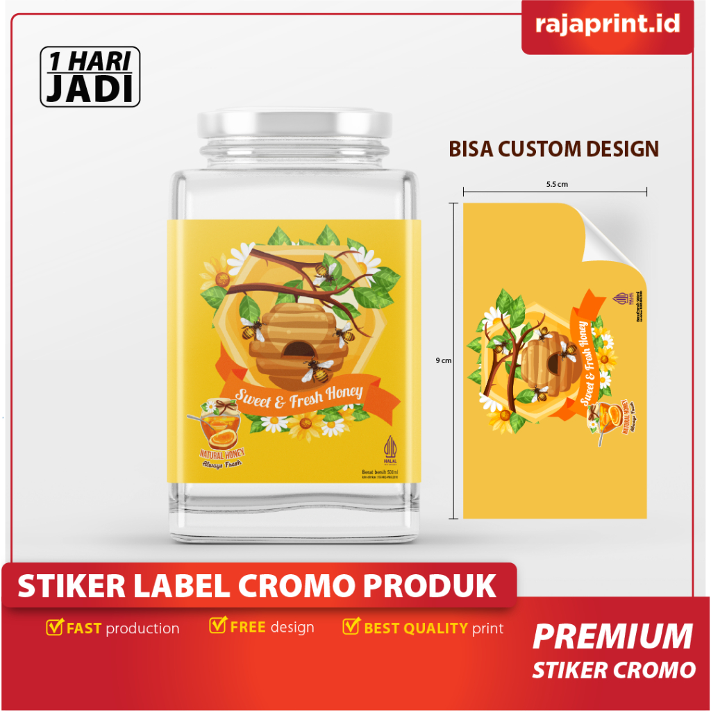

Print Sticker - Cetak Stiker Chromo A3+ - Stiker Label