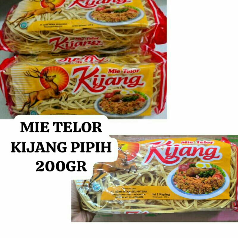 

MIE TELOR KIJANG PIPIH 200GR