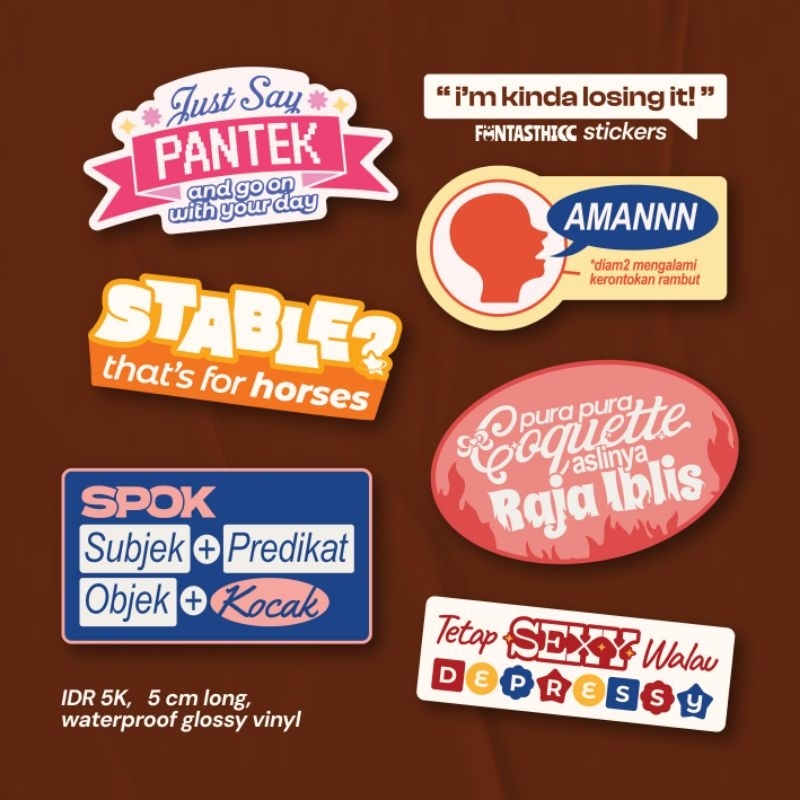 

I'm (kinda) Losing It" Stickers