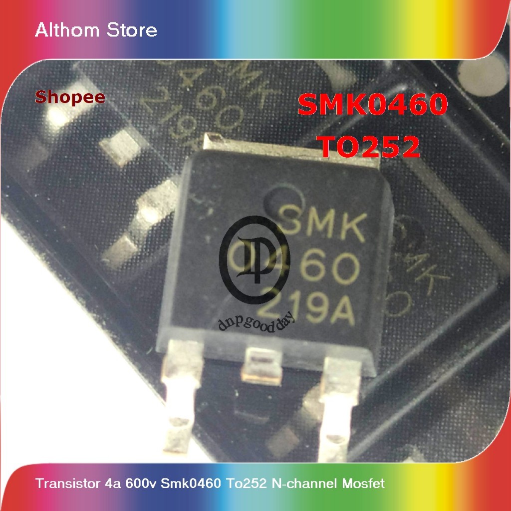 transistor 4a 600v smk0460 to252 n-channel mosfet