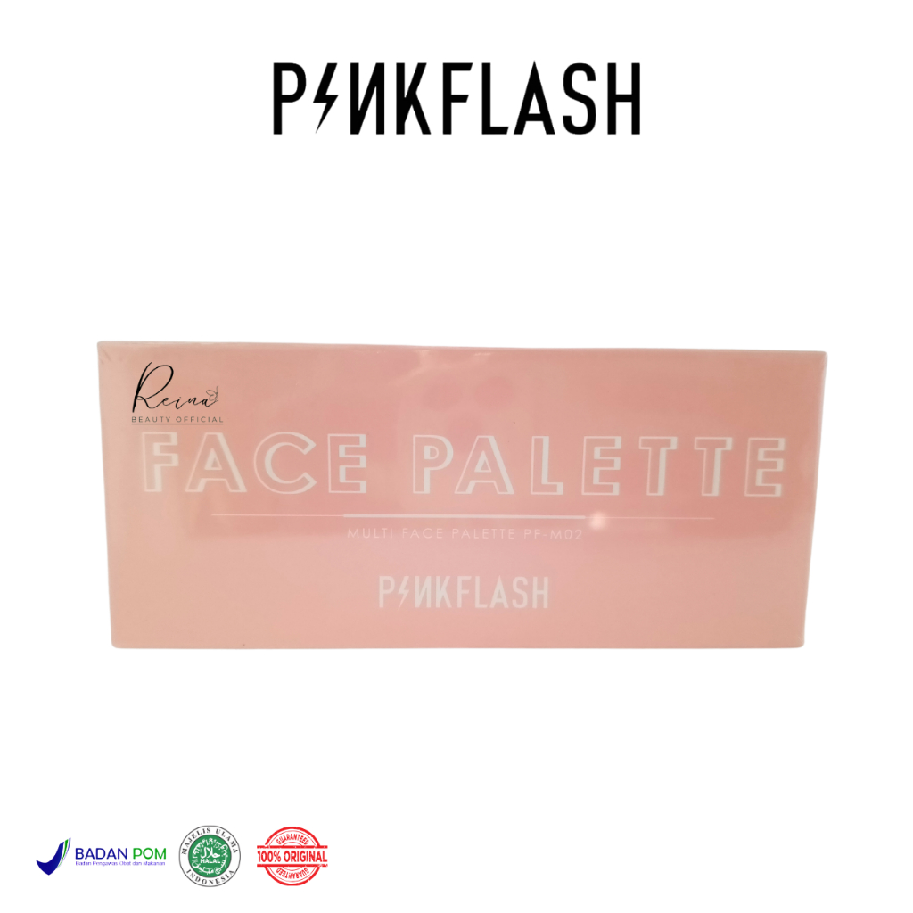 PINKFLASH 4in1 Multiple Face Palette Eyeshadow & Blush & Highlighter & Contour 02 Strawberry Ice