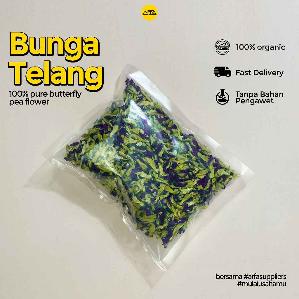 

Bunga telang kering grade A 50gr