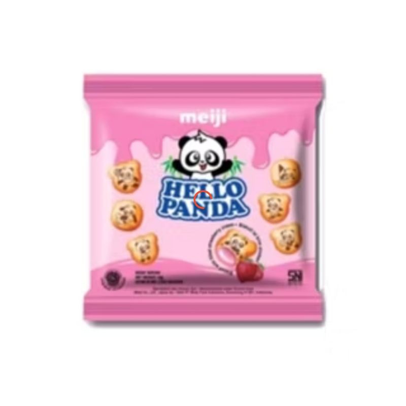 

Meiji Hello Panda rasa strawberry renceng isi 10 pcs