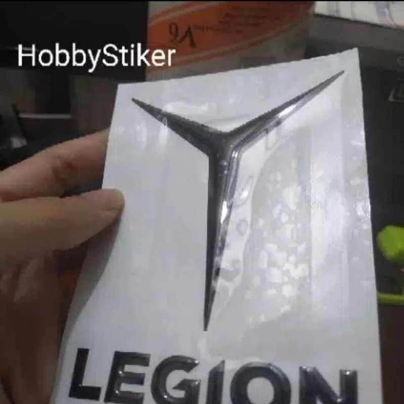 Stiker lenovo legion timbul custom untuk pc laptop