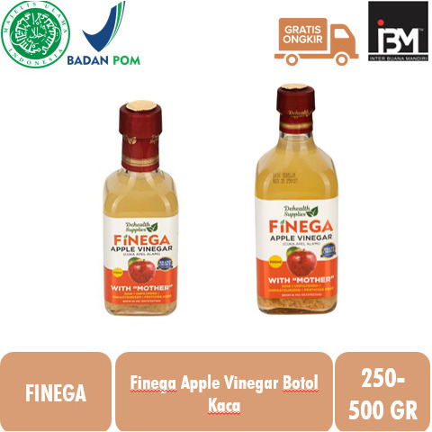 

Finega Apple Vinegar / Cuka Apel Alami (Botol Kaca)