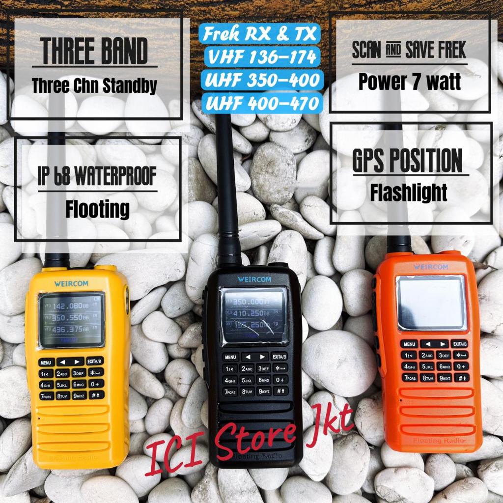 HT Weircom F 805 WP / Weircom F805 / HT Marine / HT waterproof 3 band