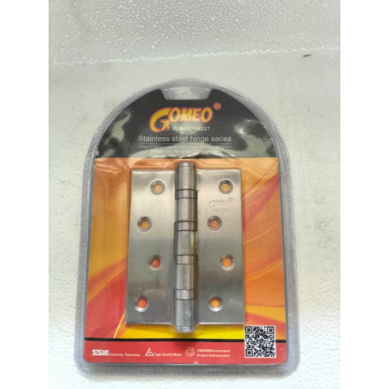 [ 1 SET] Engsel Gomeo Stainless 3,4,5 inch | Engsel stainless steel