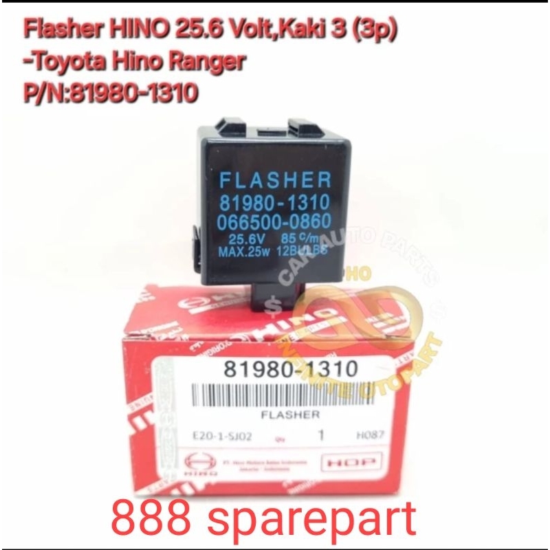 FLASHER SEN FLASER SEIN HINO RANGER HO7C 25.6V 3PIN 81980-1310