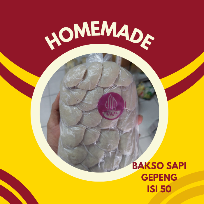 

Bakso Sapi Gepeng isi 50