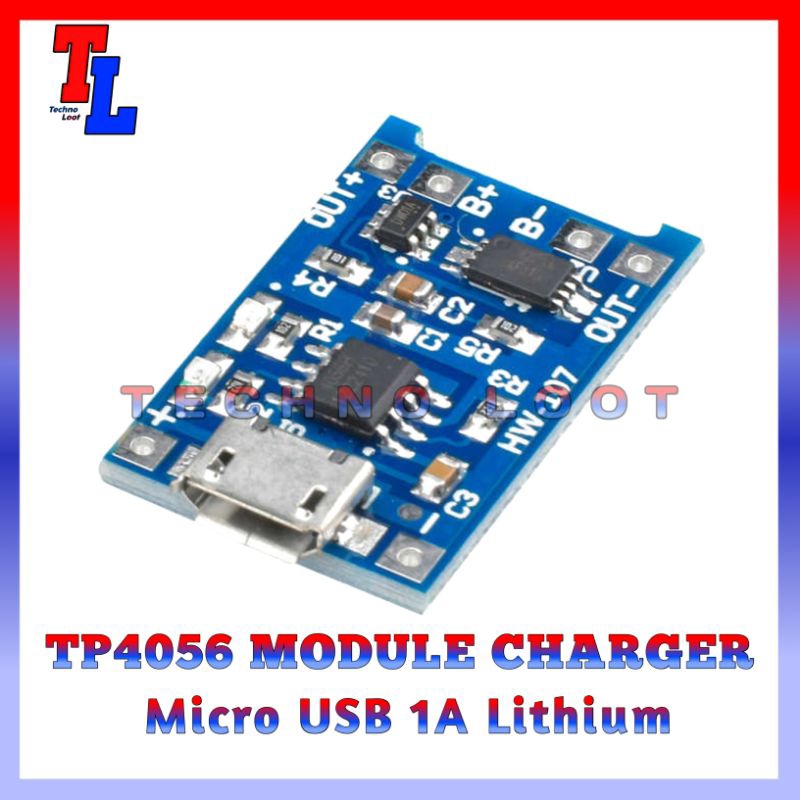 TP4056 Micro Usb For Charging With Protection