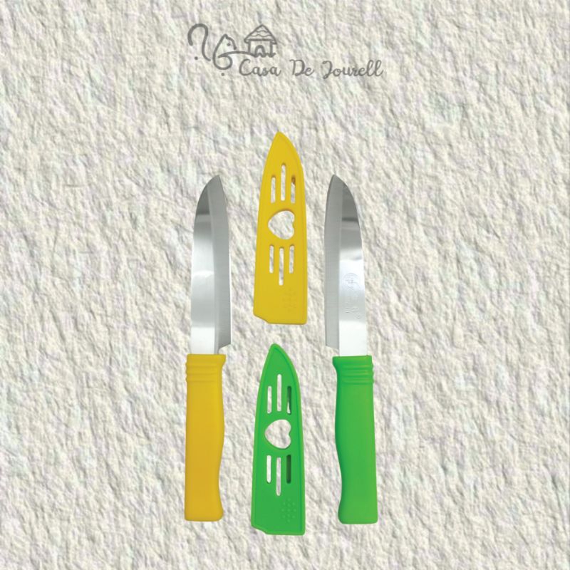 [G2-03] Pisau Sarung Cin Li/Pisau Sarung/Pisau warna/Pisau stainless/Pisau murah meriah