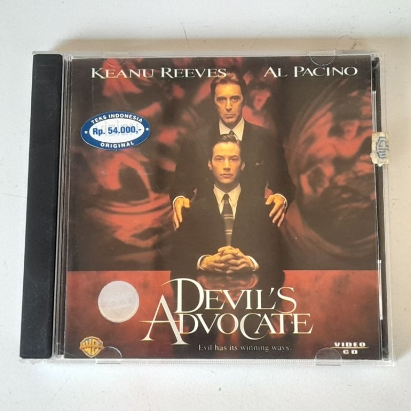 Devil's Advocate Keanu Reeves Al Pacino (1997) 2 Disc ORIGINAL Warner Bros Pictures VCD VideoCD