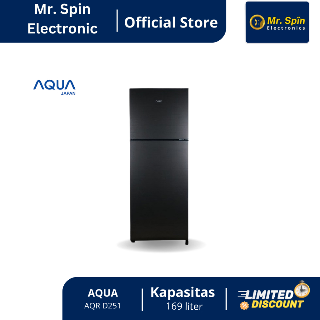 Kulkas 2 Pintu Aqua AQR D251 - AQR D261