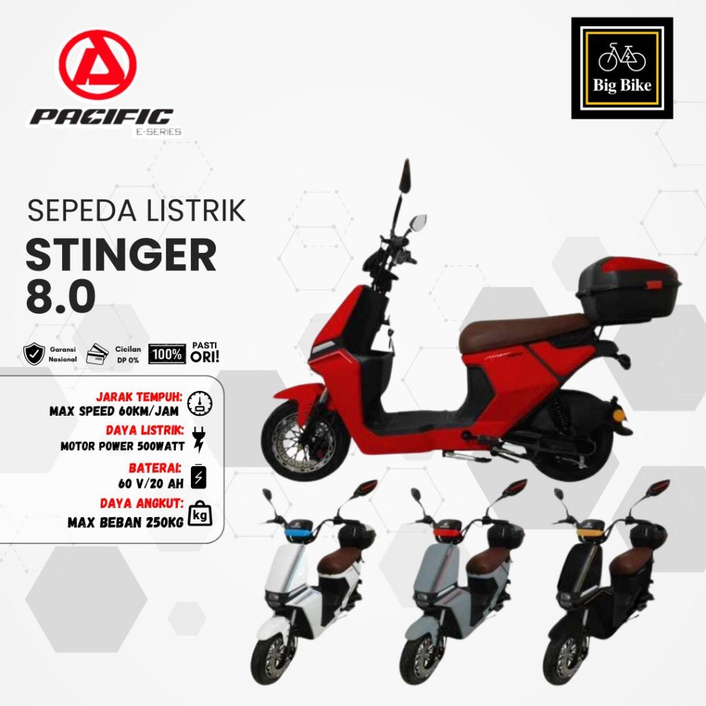 SEPEDA LISTRIK PACIFIC SYNCROS 8.0 Garansi Resmi Pacific Exotic