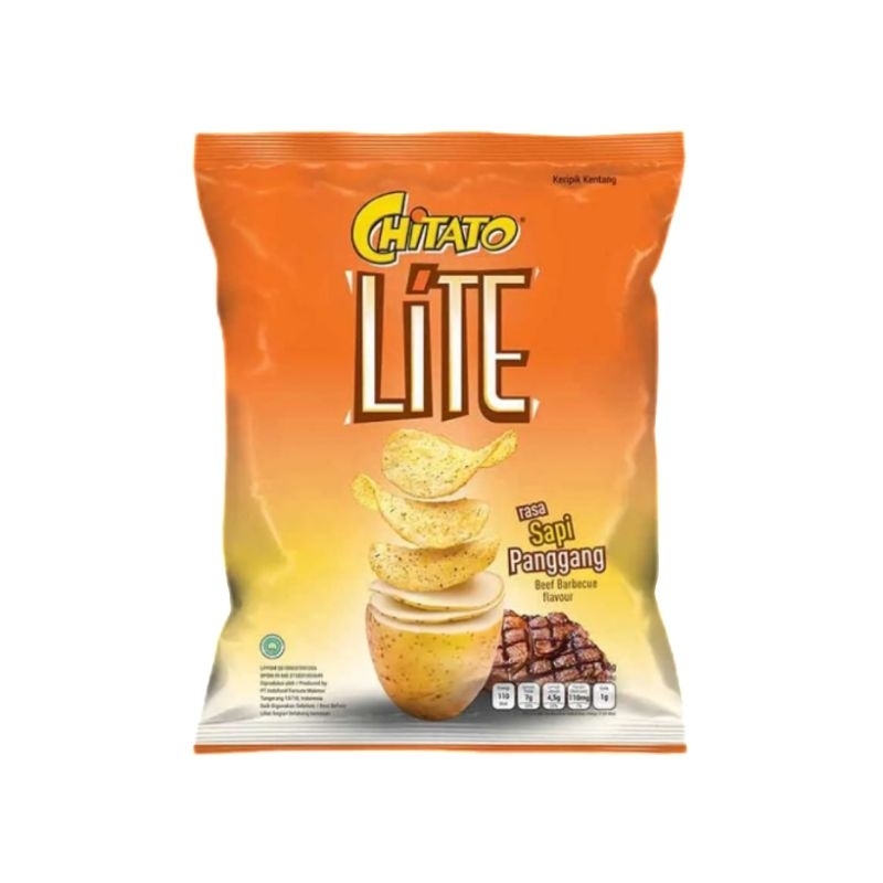 

Chitato Lite Snack Potato Beef Barbeque 68G