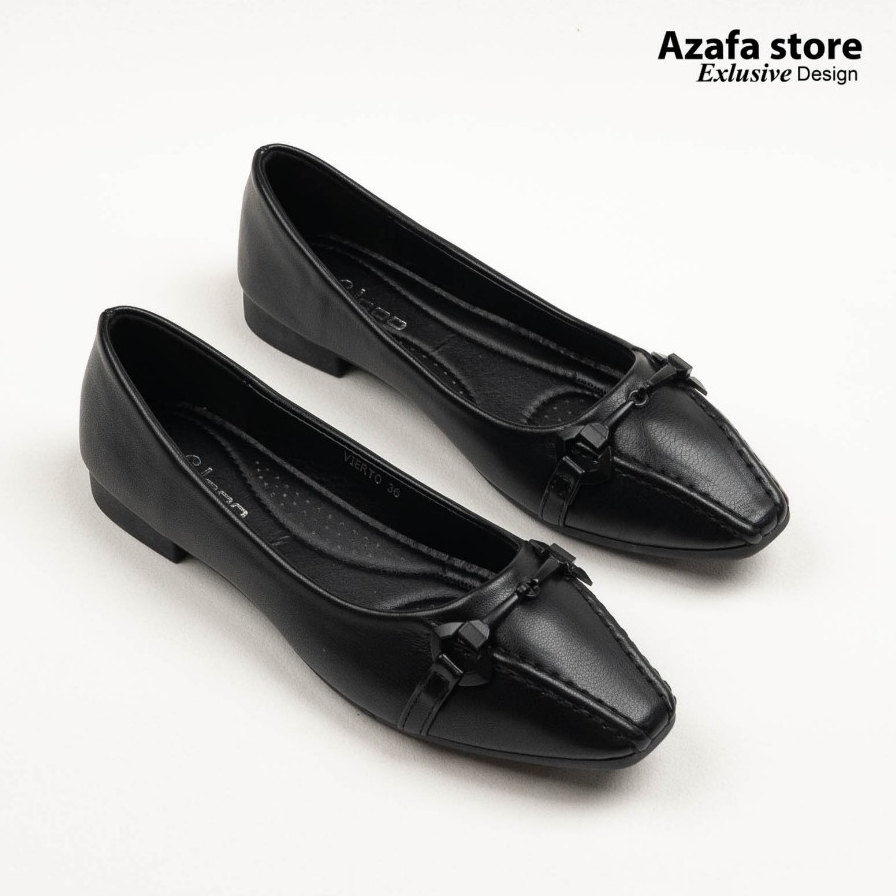 VIERTO Sepatu Flat Shoes Import Wanita Formal dan Kasual Original Walcoo  by Walcoo