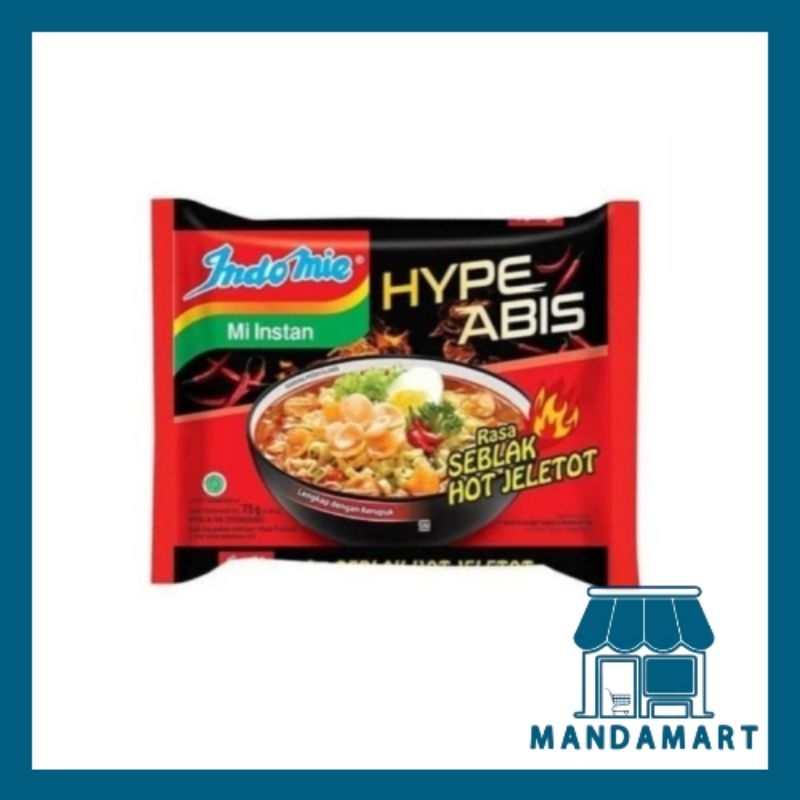 

Indomie Hype Abis Rasa Seblak Hot Jeletot Pcs - MandaMart
