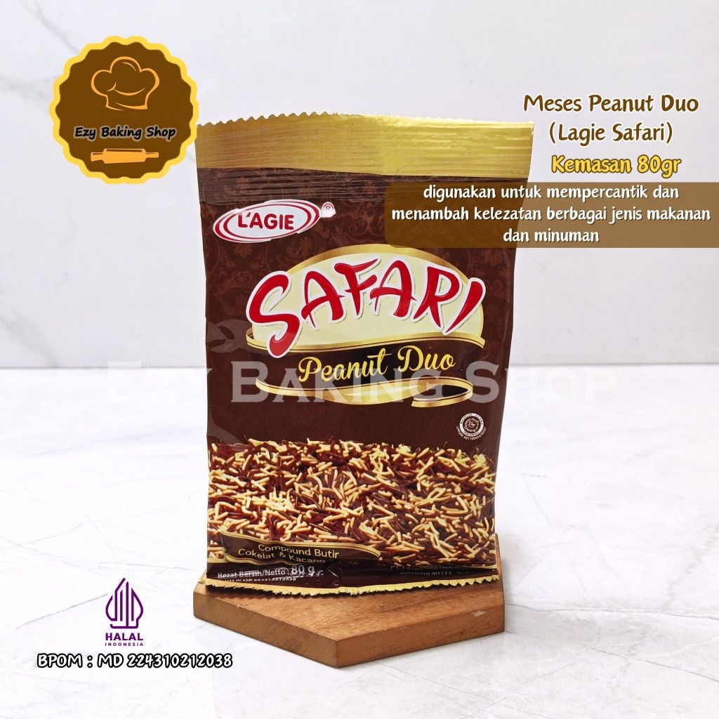 

Meses Coklat Lagie Safari 100gr Sachet