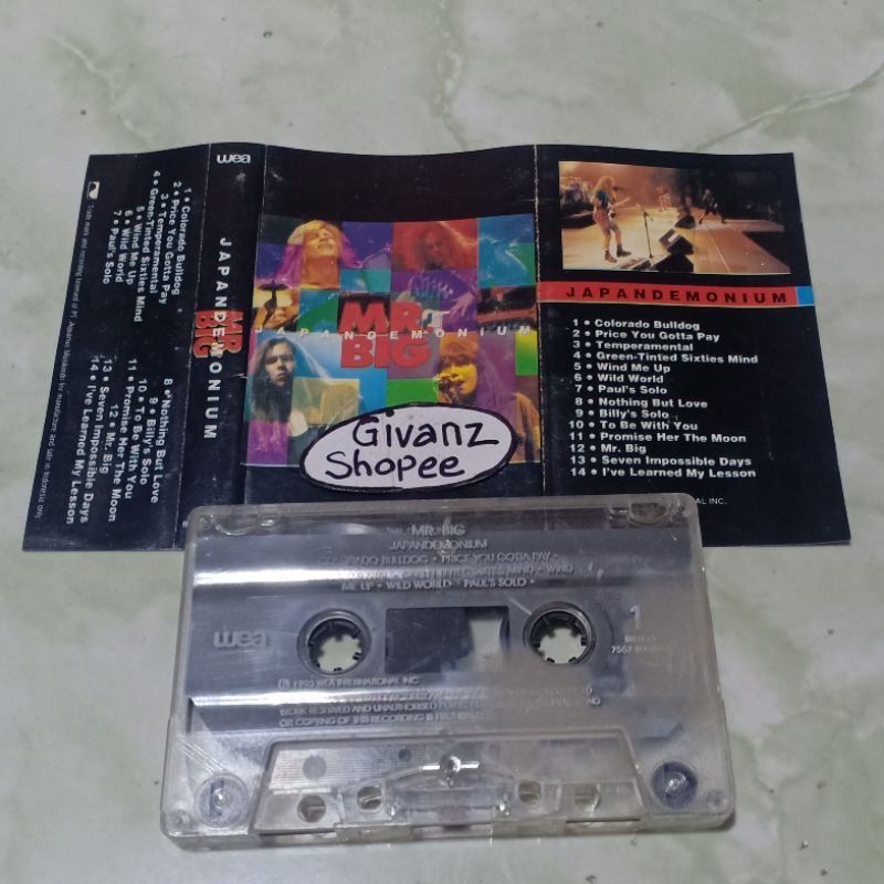 kaset pita MR BIG - Japandemonium