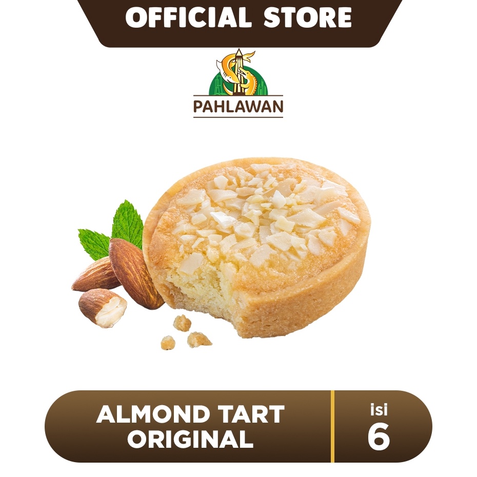 

Promo Keren Lapis Kukus Pahlawan Almond Tart Original 6 Pcs
