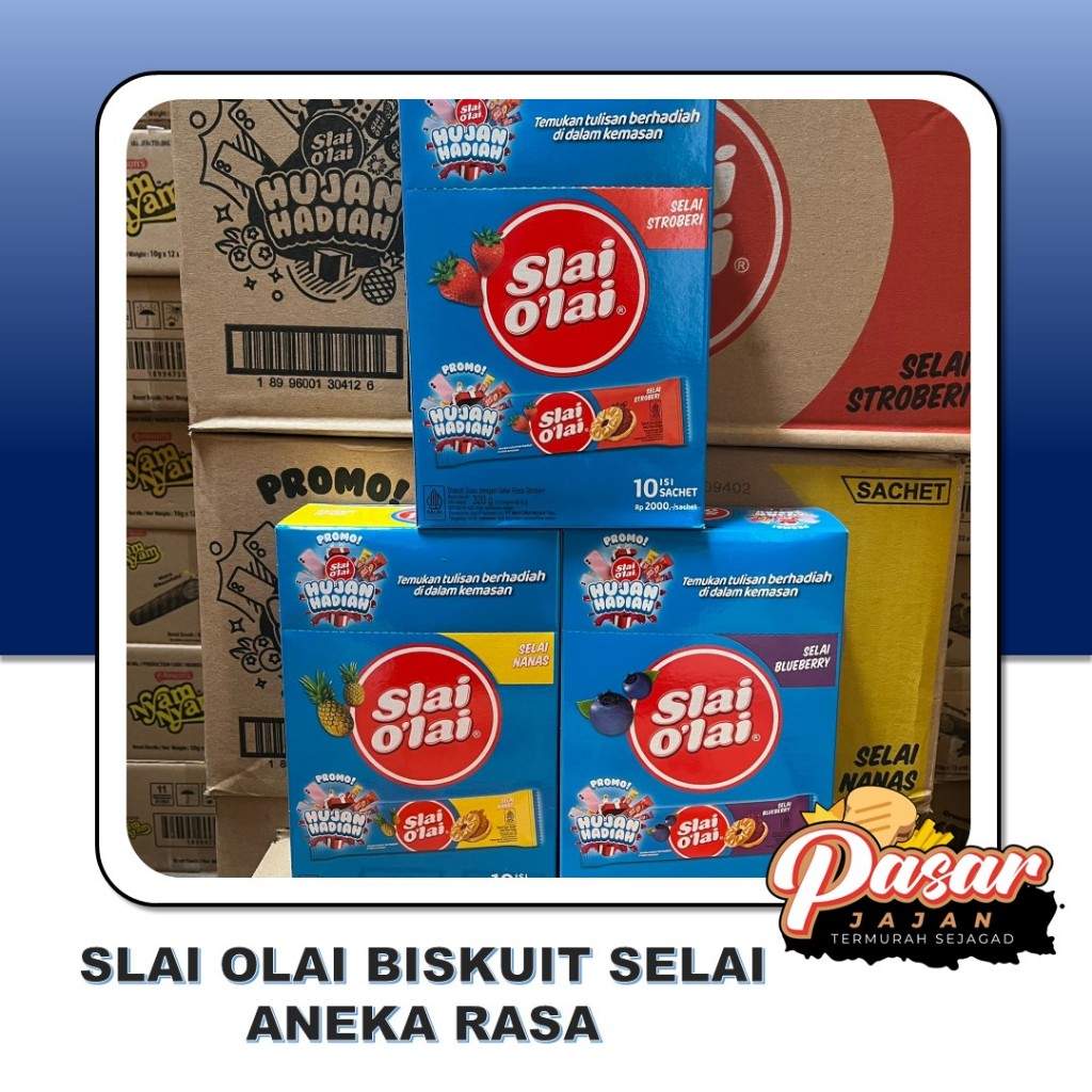 

Slai Olai Biskuit Selai Aneka Rasa Isi 10pcs x 32gr