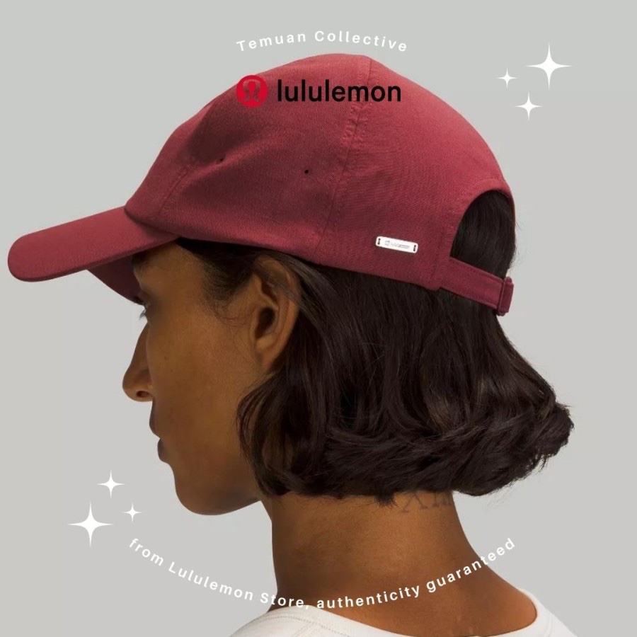 LULULEMON Women's Baller Hat Soft Embroidered - Original Unisex Women Men Baseball Cap - Topi