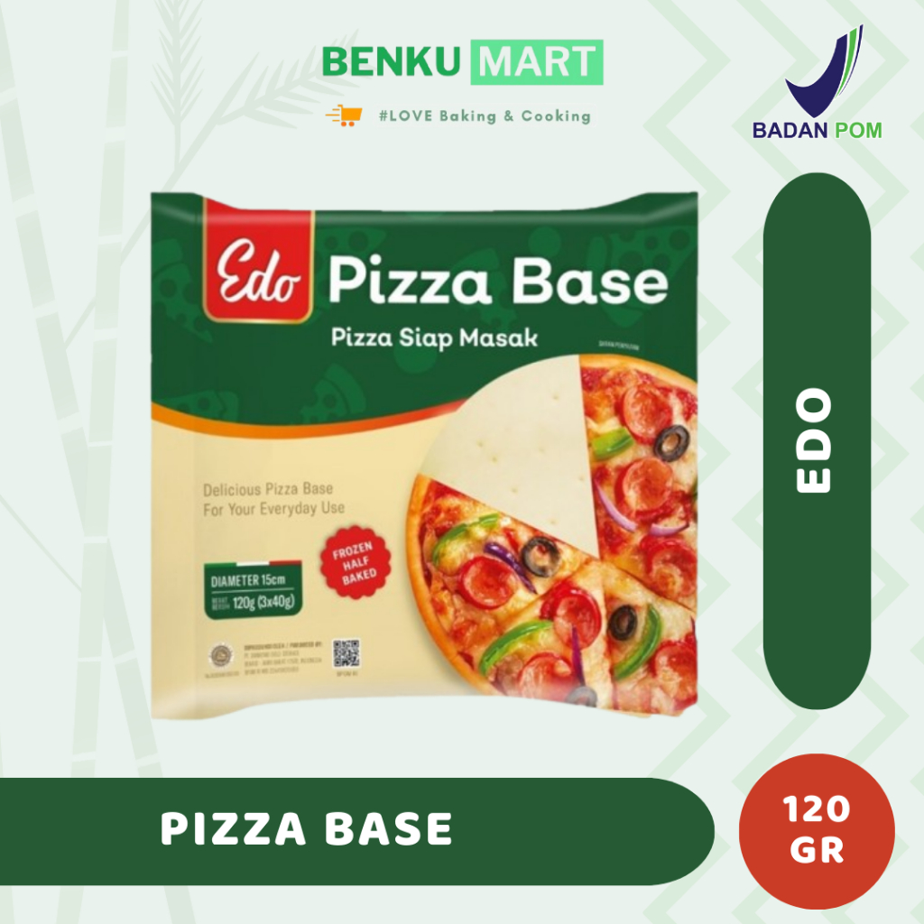 

Edo Pizza Base 120 gr | Adonan Pizza Instan