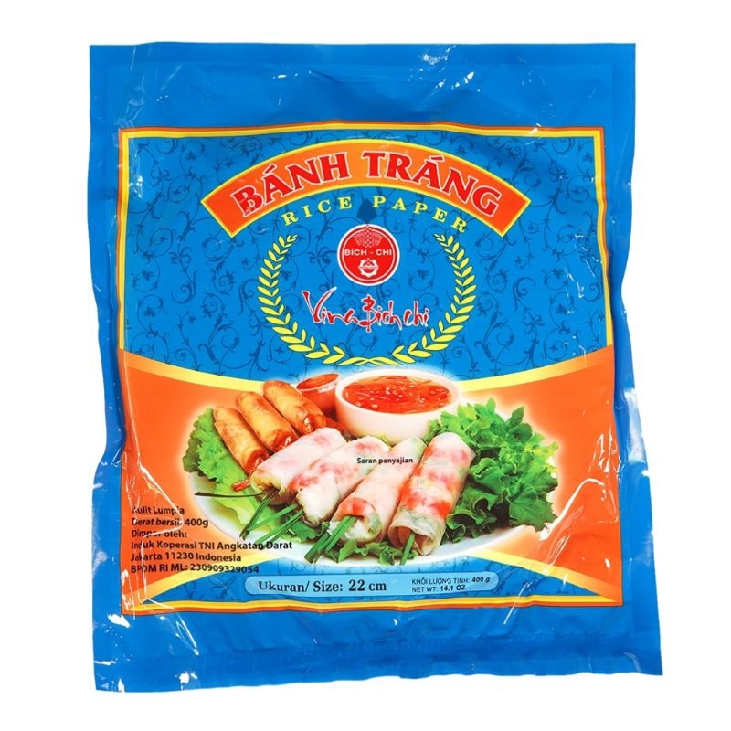 

Bich Chi Rice Paper 22 Cm Banh Trang (400 Gr)