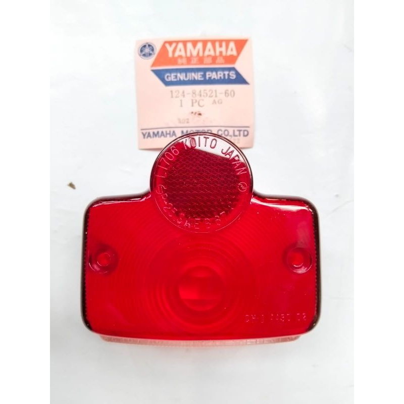 MIKA KACA LAMPU STOP YAMAHA 124-84521-60 YL1  YL 3 YAS1  YDS3  U5 U7 YG1  ASLI ORIGINAL NOS koito ja