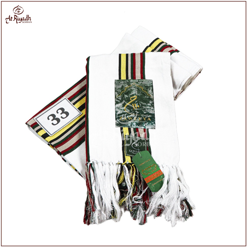 KODE V72N Sorban Solo ZAWEEYA Motif Yaman Dobby Premium