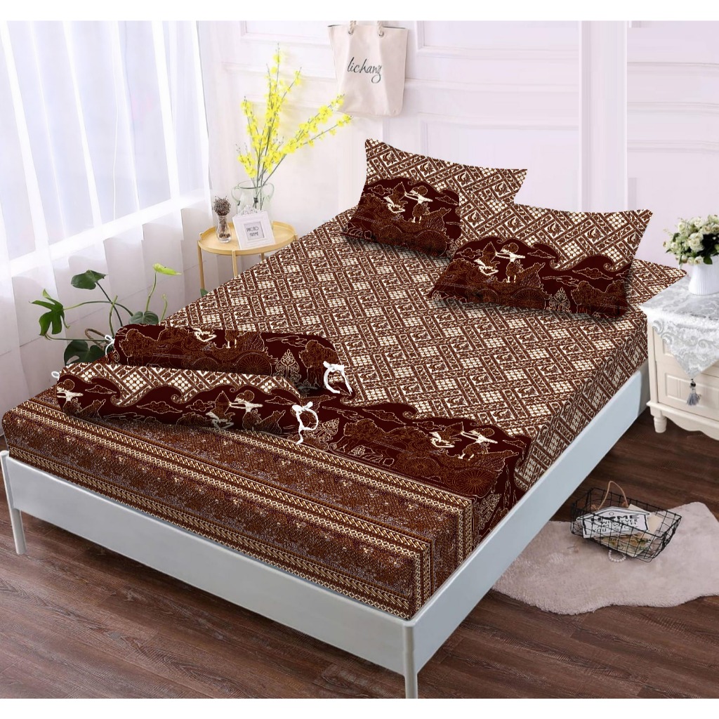 SPREI BATIK MOTIF RAMA SHINTA TINGGI 30 SPREI MOTIF WAYANG