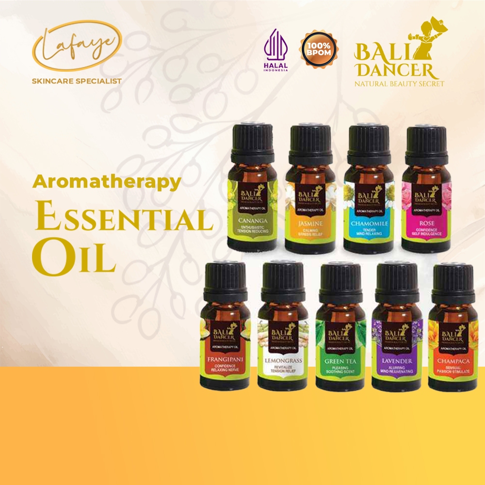 Herborist Bali Dancer Essential Oil Aromatherapy - Pengharum Ruangan 10ml Jasmine Lavender Rose dll