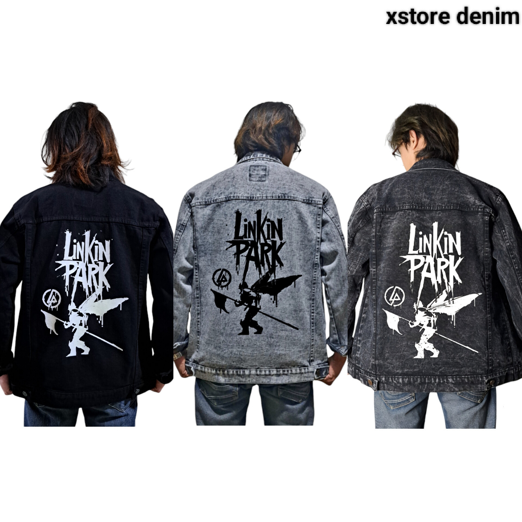 Jaket Jeans Denim SABLON Pria Dan Wanita