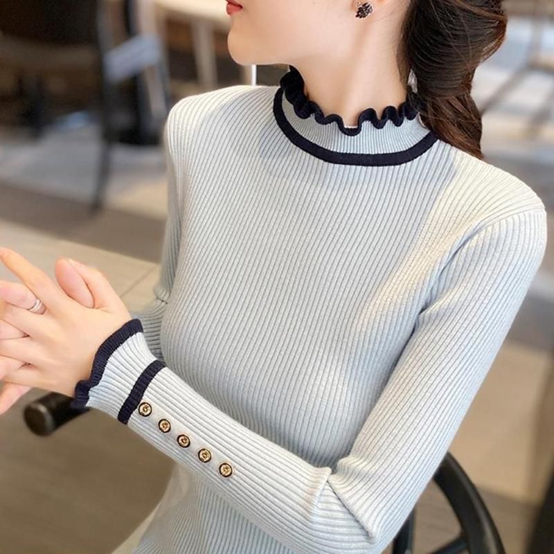 Zilong Nikita Sweatershirt Wanita Bahan Rajut Knitwear Nyaman Dipakai