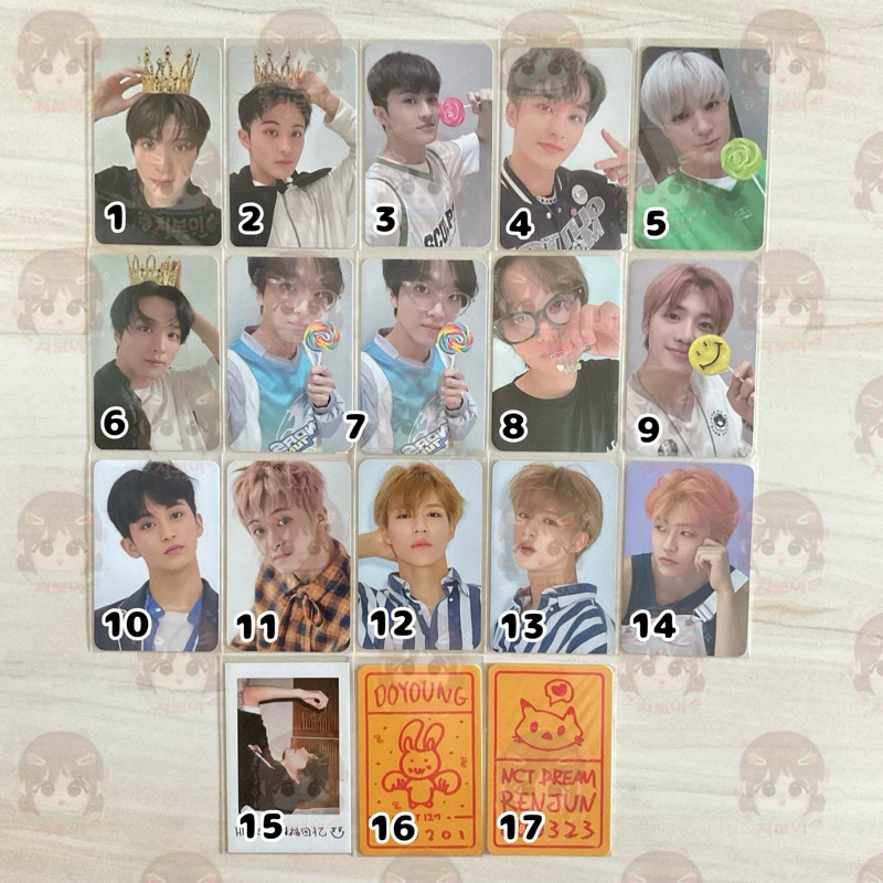 PHOTOCARD DOYOUNG JAEHYUN MARK HENDERY RENJUN JENO HAECHAN JAEMIN ANNIVERSARY 4TH 6TH 7TH FANMEETING