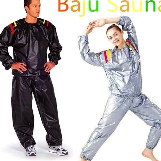 DISKON Baju Sauna Sauna Suit Jaket Sauna Suit Baju Olahraga