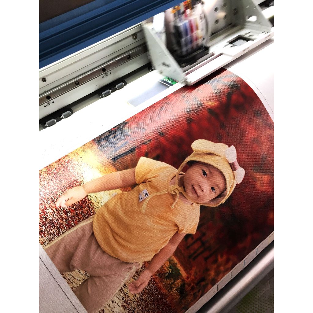 Cetak Foto Kanvas/Canvas Lembaran Printing Custom Tanpa Frame