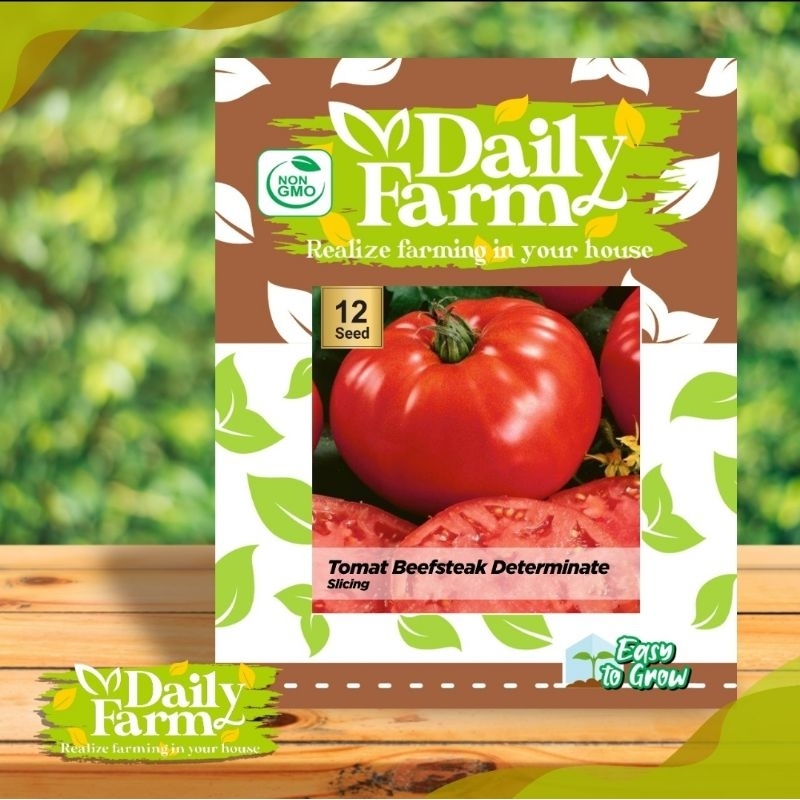 Benih Sayur Tomato Beefsteak Determinate / Determinate Tomat Beefsteak / Daily Farm