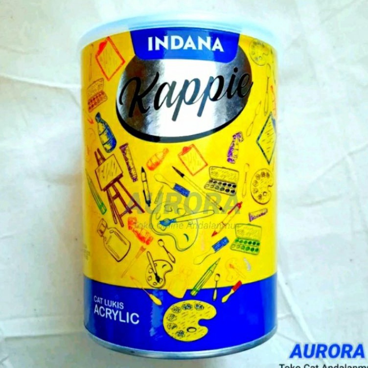 

ART Q9B5 Cat Lukis Kappie 1Kilo Acrylic Berbagai Warna
