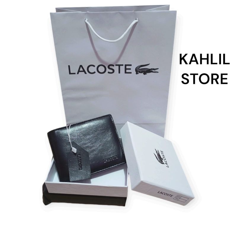 Dompet kulit Pria Free Box & Paperbag Hampers Cowok Branded Kado Ultah Pria Gift pria