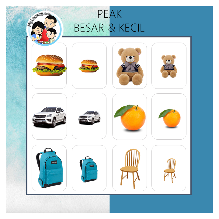 Kartu Belajar Besar & Kecil