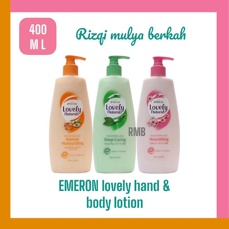 lovely handbody lotion natural 400ml
